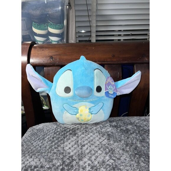 NWT SQUISHMALLOWS Disneys STITCH Easter Egg RARE HTF Exclusive 2023 Plush - Picture 4 of 8